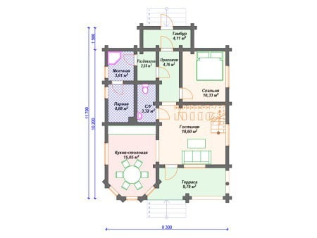 Проект дома ДО-054 (143.80 кв.м) Проект дома ДО-054 (143.80 кв.м)