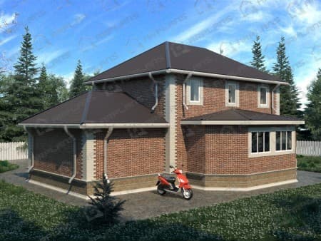 Проект дома К-082 (207.04 кв.м) Проект дома К-082 (207.04 кв.м)