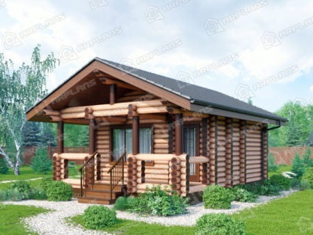 Проект бани Б-059 (32.75 кв.м) Проект бани Б-059 (32.75 кв.м)