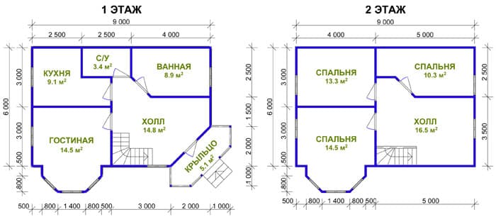 Дом из бруса «Артём» Дом из бруса «Артём»