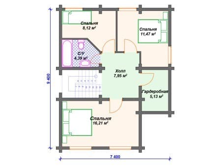 Проект дома ДС-033 (131.38 кв.м) Проект дома ДС-033 (131.38 кв.м)