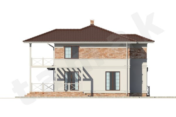 Каркасно-панельный дом Крым ПД-353-1-283 Каркасно-панельный дом Крым ПД-353-1-283