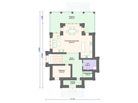 Проект дома К-127 (274.32 кв.м) Проект дома К-127 (274.32 кв.м)