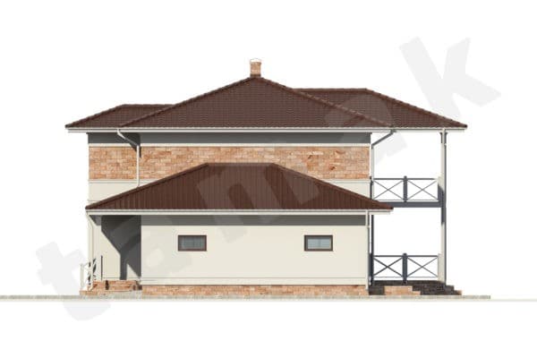 Каркасно-панельный дом Крым ПД-353-1-283 Каркасно-панельный дом Крым ПД-353-1-283