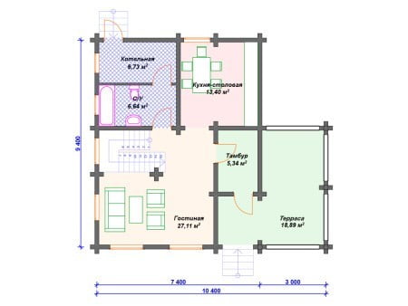Проект дома ДС-033 (131.38 кв.м) Проект дома ДС-033 (131.38 кв.м)