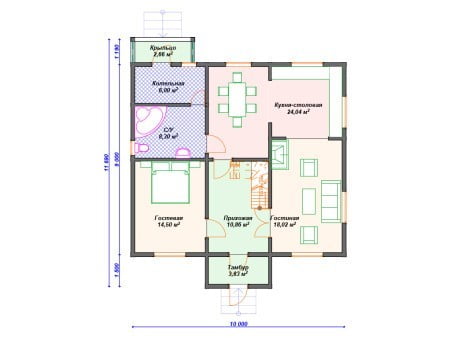 Проект дома ДС-059 (171.28 кв.м) Проект дома ДС-059 (171.28 кв.м)