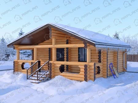 Проект бани Б-014 (46.64 кв.м) Проект бани Б-014 (46.64 кв.м)