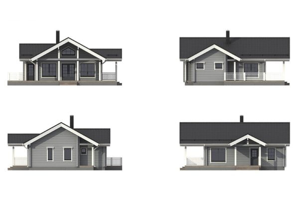 Дом из бруса Атамановка 90 Дом из бруса Атамановка 90