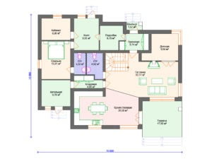 Проект дома К-240 (256.49 кв.м) Проект дома К-240 (256.49 кв.м)