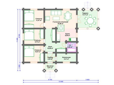 Проект дома ДО-123 (97.96 кв.м) Проект дома ДО-123 (97.96 кв.м)