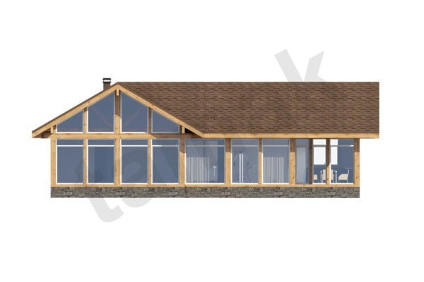 Фахверковый дом ФБН-1-1-230 / Бассейн Фахверковый дом ФБН-1-1-230 / Бассейн