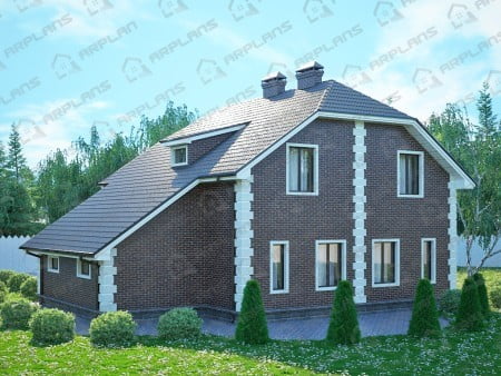 Проект дома К-140 (185.25 кв.м) Проект дома К-140 (185.25 кв.м)