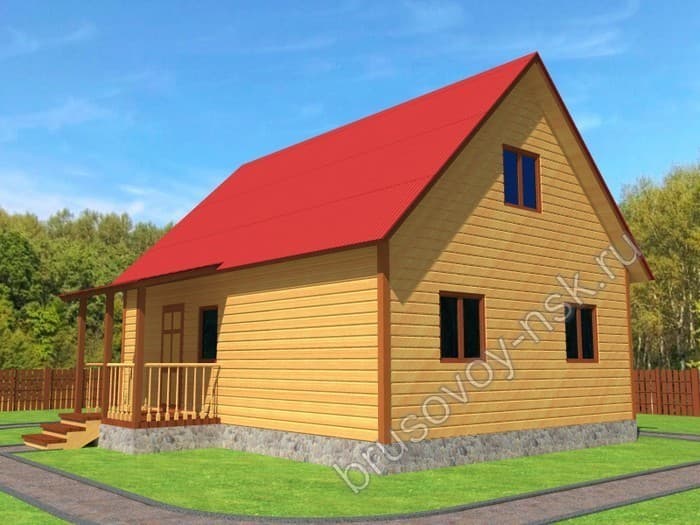 Дом из бруса «Святослав» Дом из бруса «Святослав»