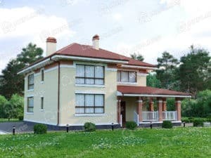 Проект дома К-219 (260.55 кв.м) Проект дома К-219 (260.55 кв.м)