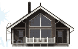 Проект дома POLAR 80 Проект дома POLAR 80