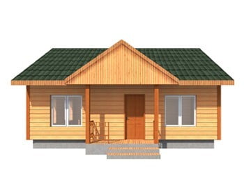 Дачный дом №11 6x9 м Дачный дом №11 6x9 м