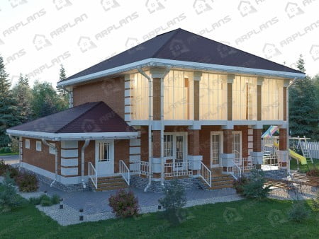 Проект дома К-101 (275.34 кв.м) Проект дома К-101 (275.34 кв.м)