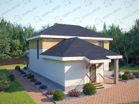 Проект дома К-129 (223.37 кв.м) Проект дома К-129 (223.37 кв.м)