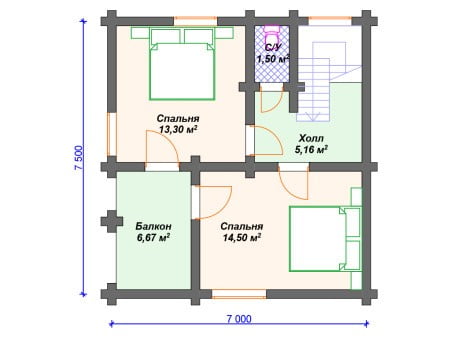 Проект дома ДО-047 (84.33 кв.м) Проект дома ДО-047 (84.33 кв.м)