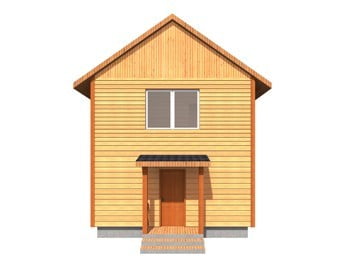 Дачный дом №10 6x9 м Дачный дом №10 6x9 м
