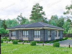 Проект дома К-241 (107.68 кв.м) Проект дома К-241 (107.68 кв.м)