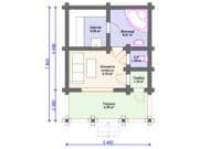 Проект бани Б-059 (32.75 кв.м) Проект бани Б-059 (32.75 кв.м)