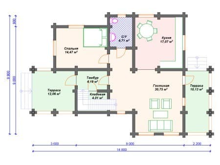 Проект дома ДО-035 (166.00 кв.м) Проект дома ДО-035 (166.00 кв.м)