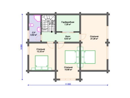 Проект дома ДС-119 (176.48 кв.м) Проект дома ДС-119 (176.48 кв.м)