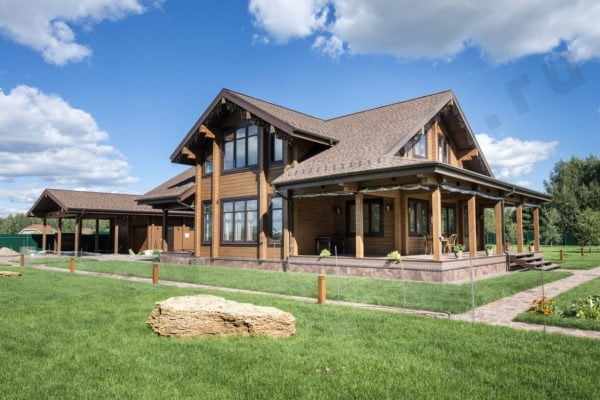 Дом из клееного бруса БД-136-1-295 Дом из клееного бруса БД-136-1-295