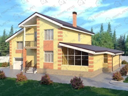 Проект дома К-154 (332.89 кв.м) Проект дома К-154 (332.89 кв.м)