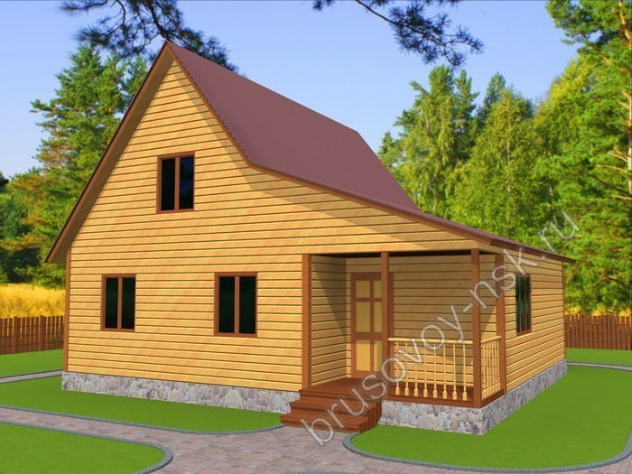 Дом из бруса «Артур» Дом из бруса «Артур»