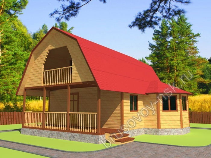 Дом из бруса «Александр» Дом из бруса «Александр»