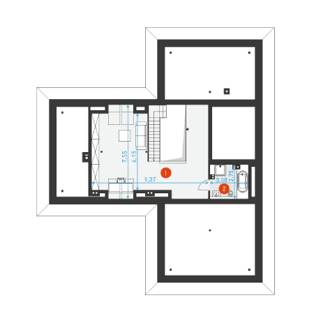 Проект дома из сип панелей Комфортный Проект дома из сип панелей Комфортный