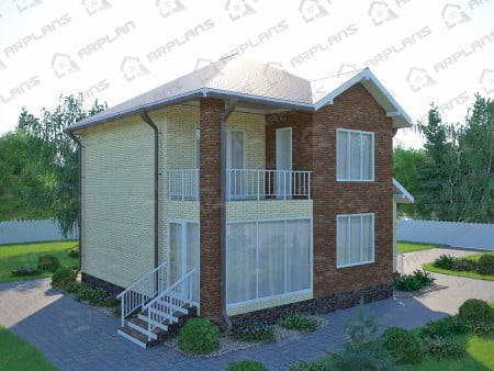 Проект дома К-128 (137.39 кв.м) Проект дома К-128 (137.39 кв.м)