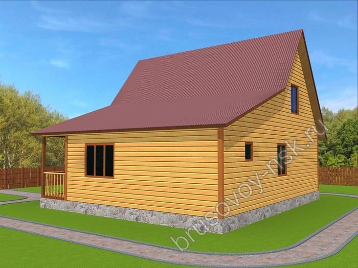 Дом из бруса «Артур» Дом из бруса «Артур»