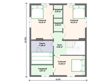 Проект дома И-022 (153.09 кв.м) Проект дома И-022 (153.09 кв.м)