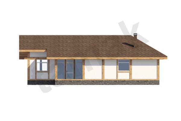 Фахверковый дом ФБН-1-1-230 / Бассейн Фахверковый дом ФБН-1-1-230 / Бассейн