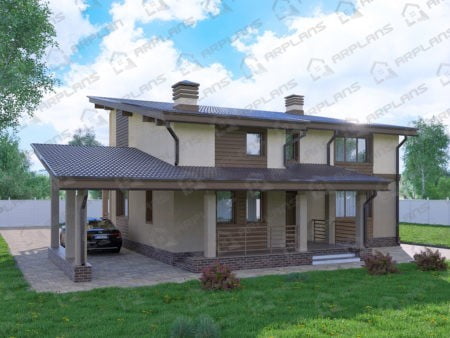 Проект дома К-163 (246.63 кв.м) Проект дома К-163 (246.63 кв.м)