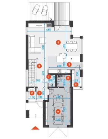Проект дома из сип панелей Современный Проект дома из сип панелей Современный