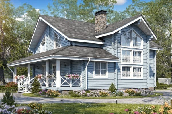 Дом из клееного бруса БД-78-1-269 Дом из клееного бруса БД-78-1-269