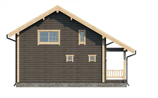 Проект дома из бруса «Златоуст» Проект дома из бруса «Златоуст»