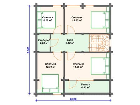 Проект дома ДС-041 (136.78 кв.м) Проект дома ДС-041 (136.78 кв.м)