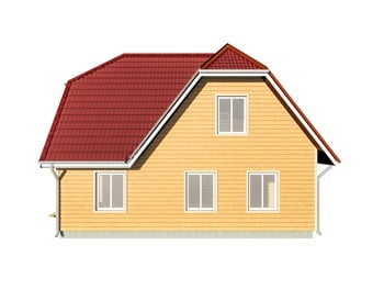 Дом из бруса №32 9x6 м Дом из бруса №32 9x6 м