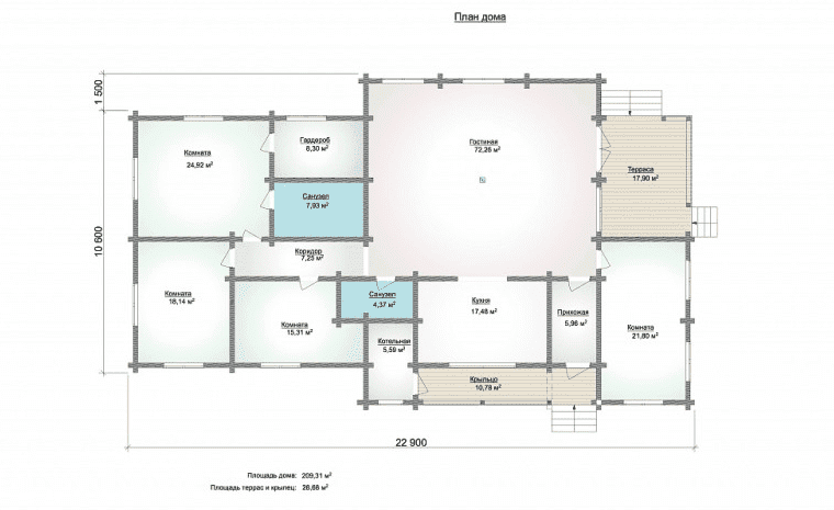 Проект из бруса Приозерск Проект из бруса Приозерск