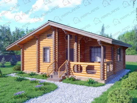 Проект бани Б-015 (63.65 кв.м) Проект бани Б-015 (63.65 кв.м)