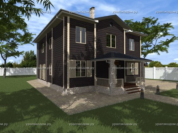 Дом из бруса Алаторка 11+4 на 14+3 314(240 м2) Дом из бруса Алаторка 11+4 на 14+3 314(240 м2)