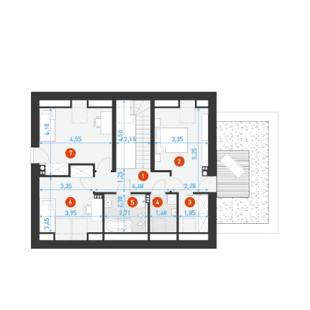 Проект дома из сип панелей Привлекательный Проект дома из сип панелей Привлекательный