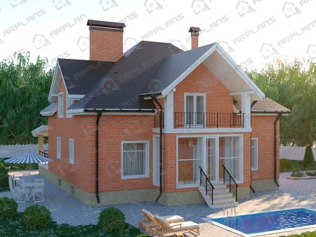 Проект дома К-104 (312.33 кв.м) Проект дома К-104 (312.33 кв.м)