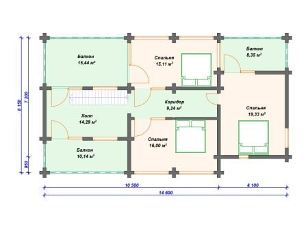 Проект дома ДС-031 (213.82 кв.м) Проект дома ДС-031 (213.82 кв.м)
