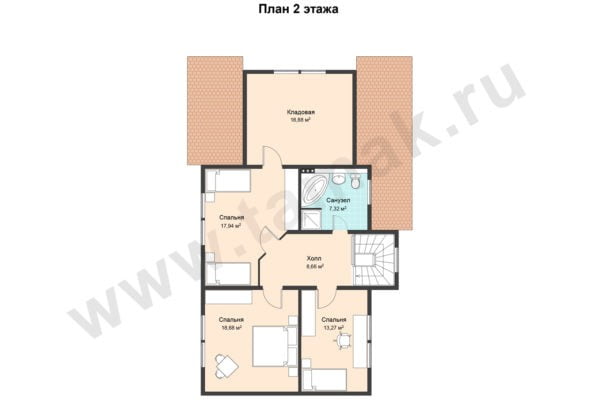 Каркасно-панельный дом ПД-68-К-190 Каркасно-панельный дом ПД-68-К-190